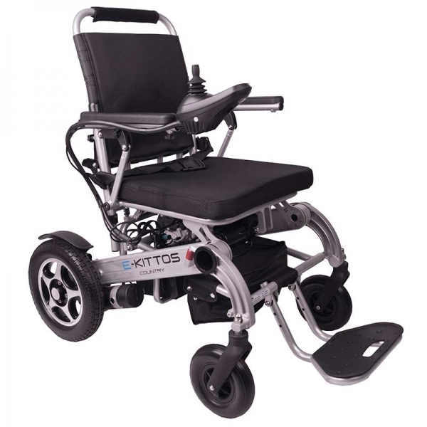 Foldable electric wheelchair